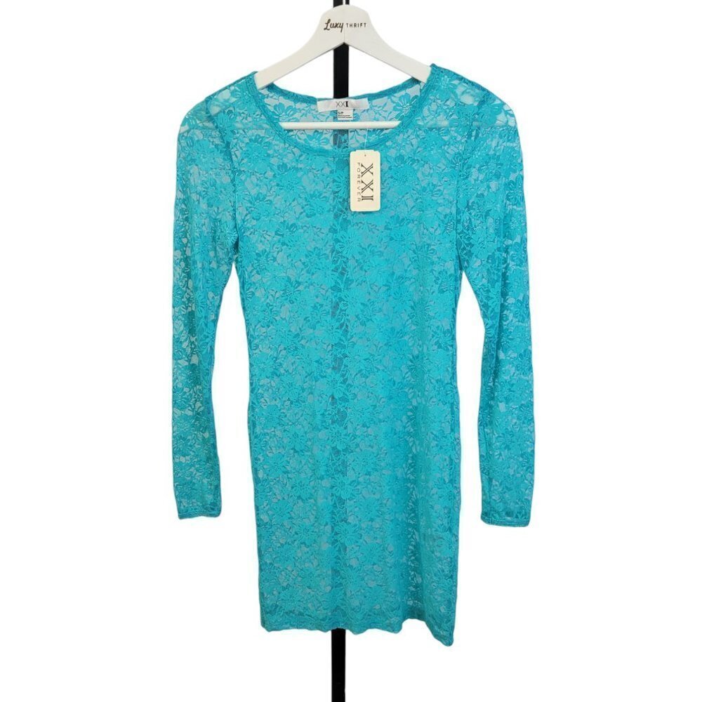 FOREVER 21 Sheer Lace Dress